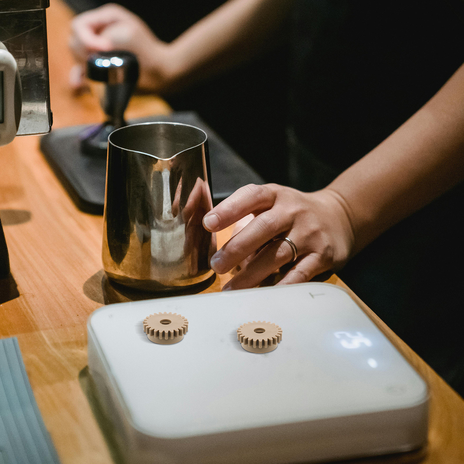 Tea Coffee Set Up - เครื่องซีลฝาแก้ว อุปกรณ์ซีลพลาสติกอัตโนมัติ อะไหล่ทดแทน ซีลได้รวดเร็ว ผลลัพธ์สม่ำเสมอ ติดตั้งง่ายสำหรับชานมและกาแฟ