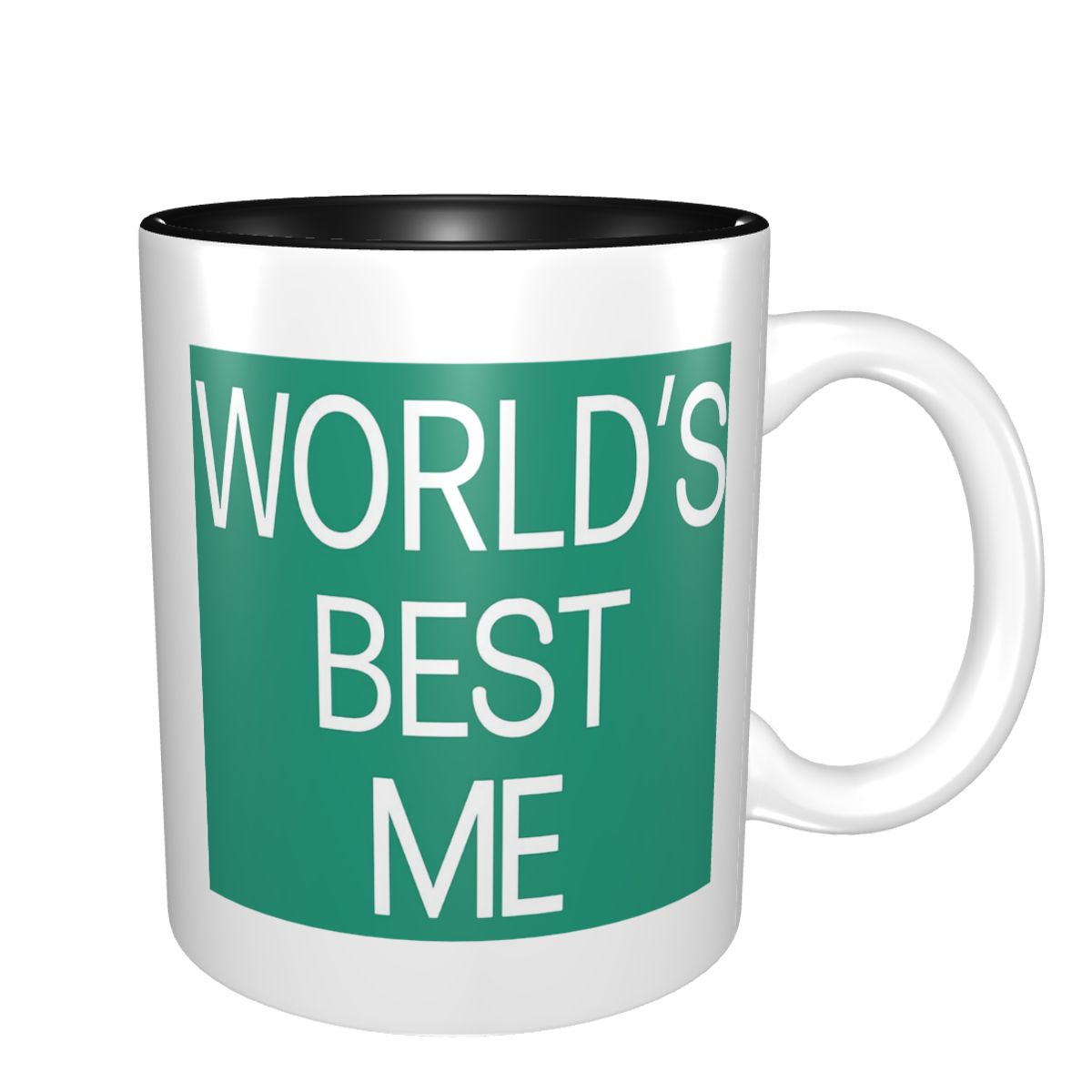 Coffee Tea With Me - แก้วมัคที่ดีที่สุดในโลก แก้วเซรามิกตลกๆ สำหรับกาแฟ ชา นม ของขวัญสำหรับผู้หญิงและผู้ชาย