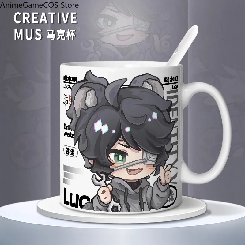 Coffee Tea Cups - Identity V นักสำรวจ นักสืบคดีไฟ ทหารรับจ้าง นักโทษ