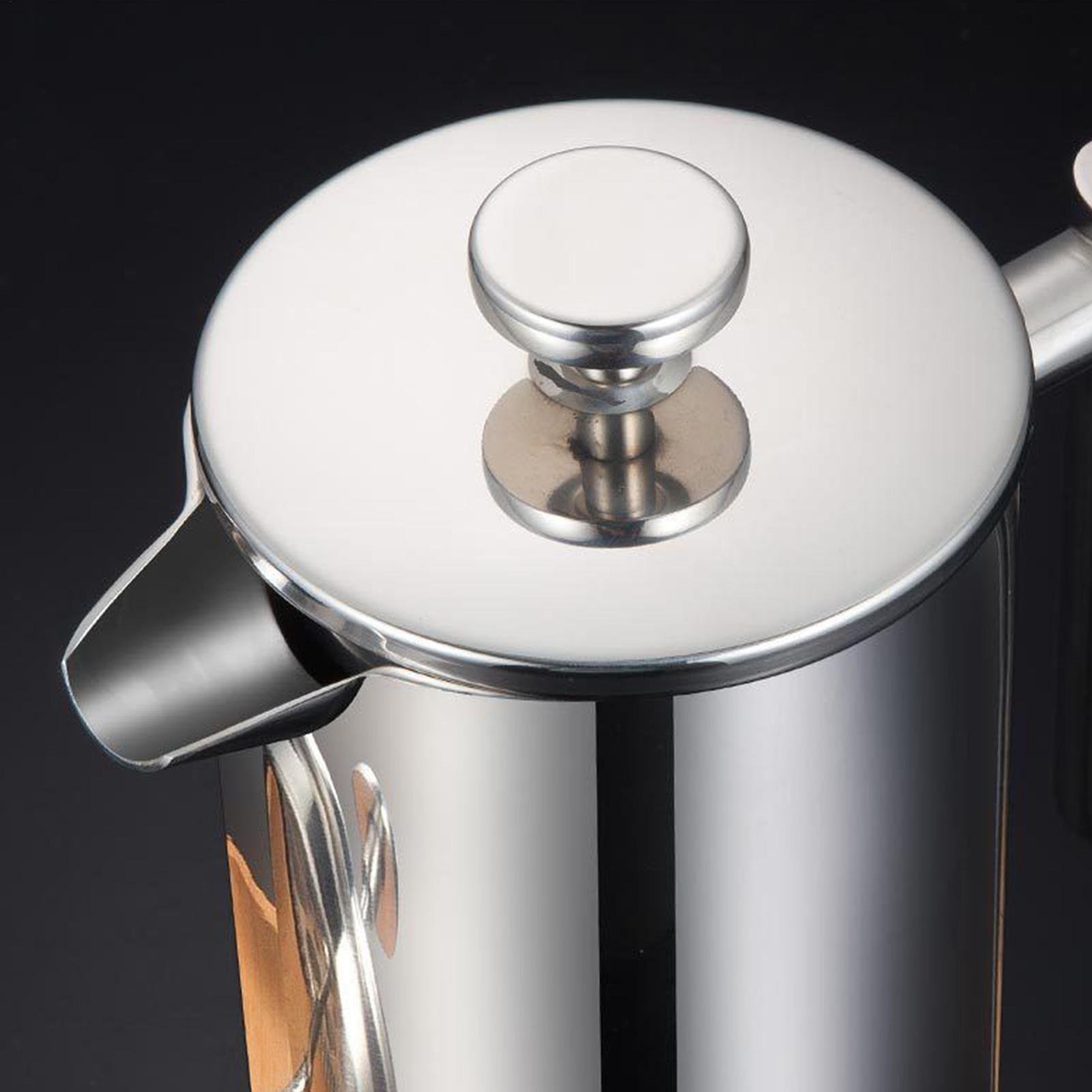Coffee Tea Press - เครื่องชงกาแฟแบบกด ระบบกรอง ทนความร้อน ใช้ได้ทั้งแบบร้อนและเย็น สำหรับชงชาและกาแฟ เหมาะสำหรับผู้ชาย