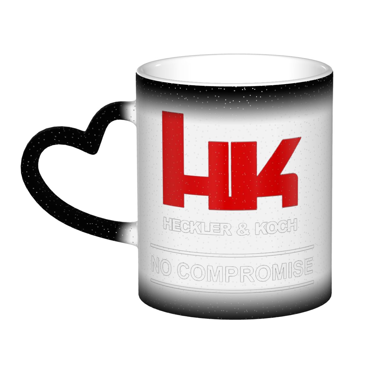 Coffee Tea Hk - แก้วกาแฟเซรามิก แก้วชา แก้วนม ลายปืน Heckler Koch