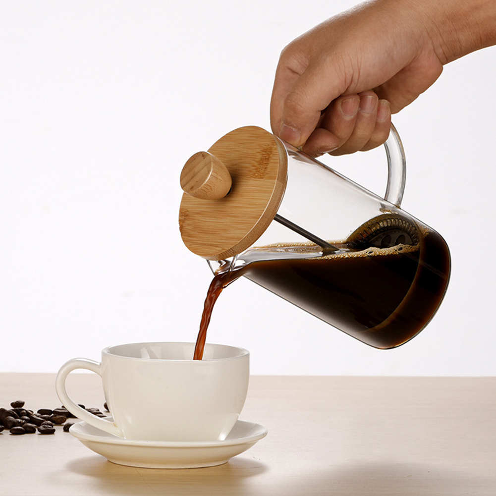 Coffee Tea Press - หม้อกรองกาแฟแบบฝรั่งเศสอเนกประสงค์ เหมาะสำหรับกาแฟและชา สำหรับคนรักกาแฟ