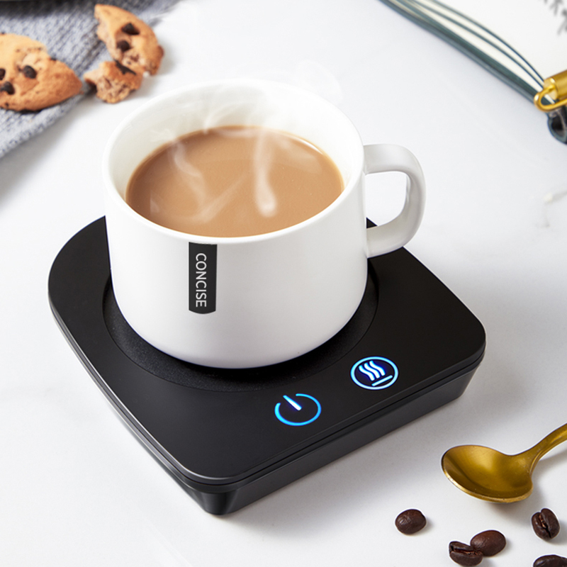 Coffee Tea With Me - แผ่นรองแก้วอุ่นร้อนอัตโนมัติแบบเทอร์โมสตัท สำหรับกาแฟ นม ชา โกโก้ น้ำผลไม้