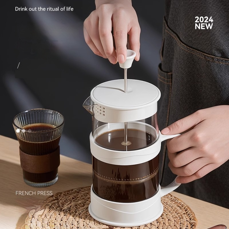 Coffee Tea Press - Gianxi เครื่องชงกาแฟมือกด, เครื่องชงกาแฟอเนกประสงค์เครื่องชงกาแฟที่บ้านที่กรองชาหม้อชงเย็น