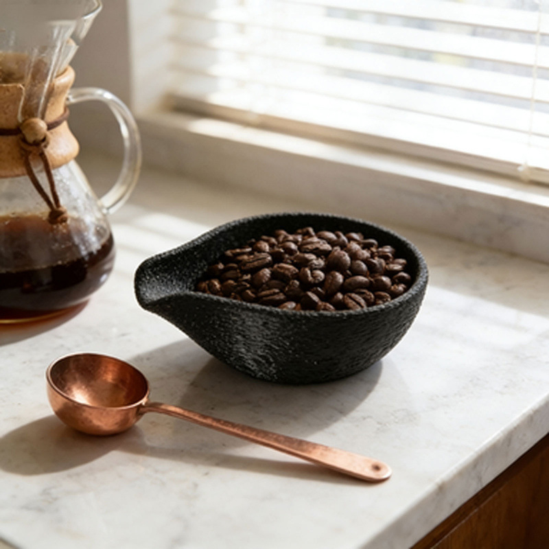 ถ้วยตวงเมล็ดกาแฟและถาดเก็บชา 1 - Coffee Tea Bean Leaf บทวิจารณ์และราคา
