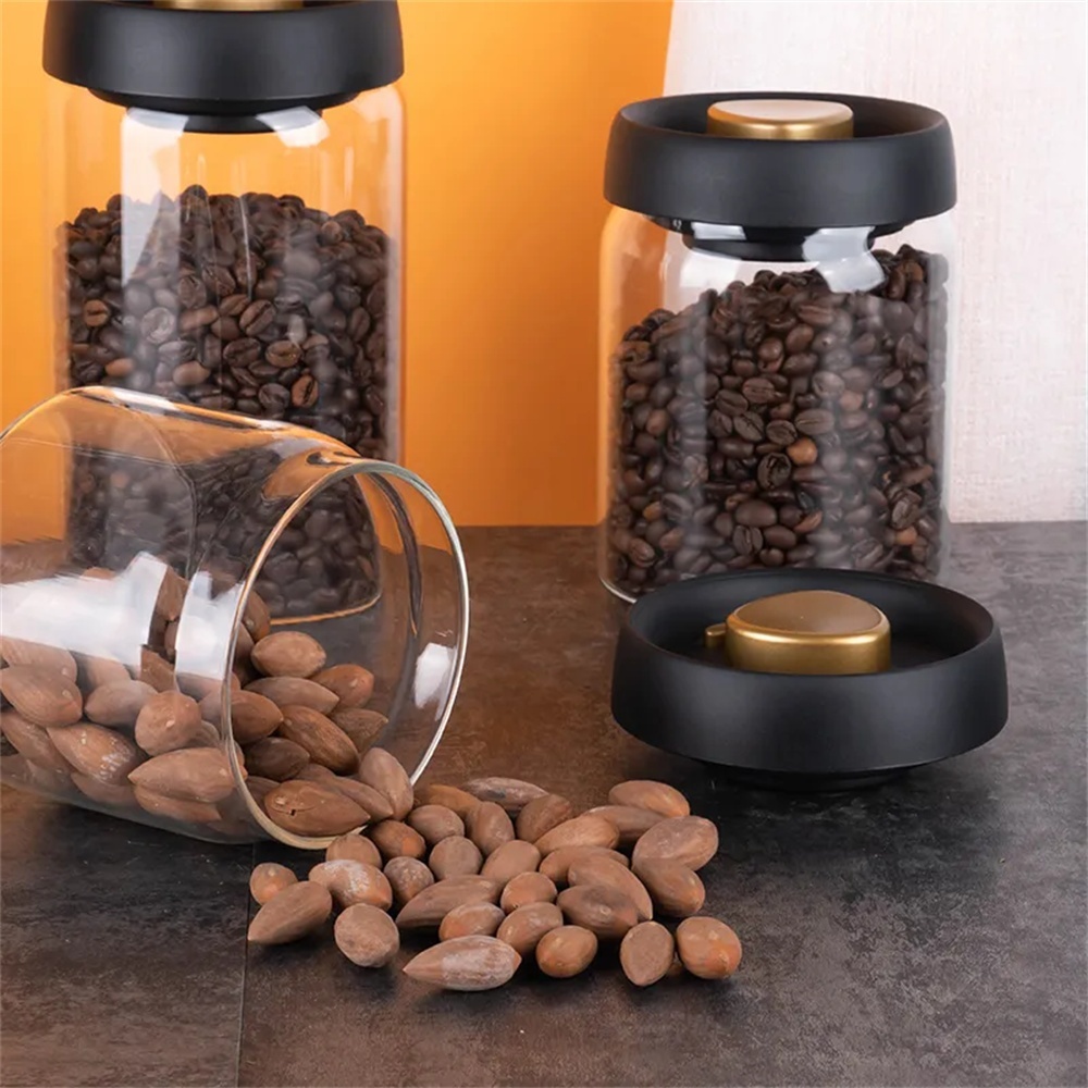 1 แพ็ค ภาชนะเก็บเมล็ดกาแฟ ฝาปิ - Coffee Tea Press บทวิจารณ์และราคา