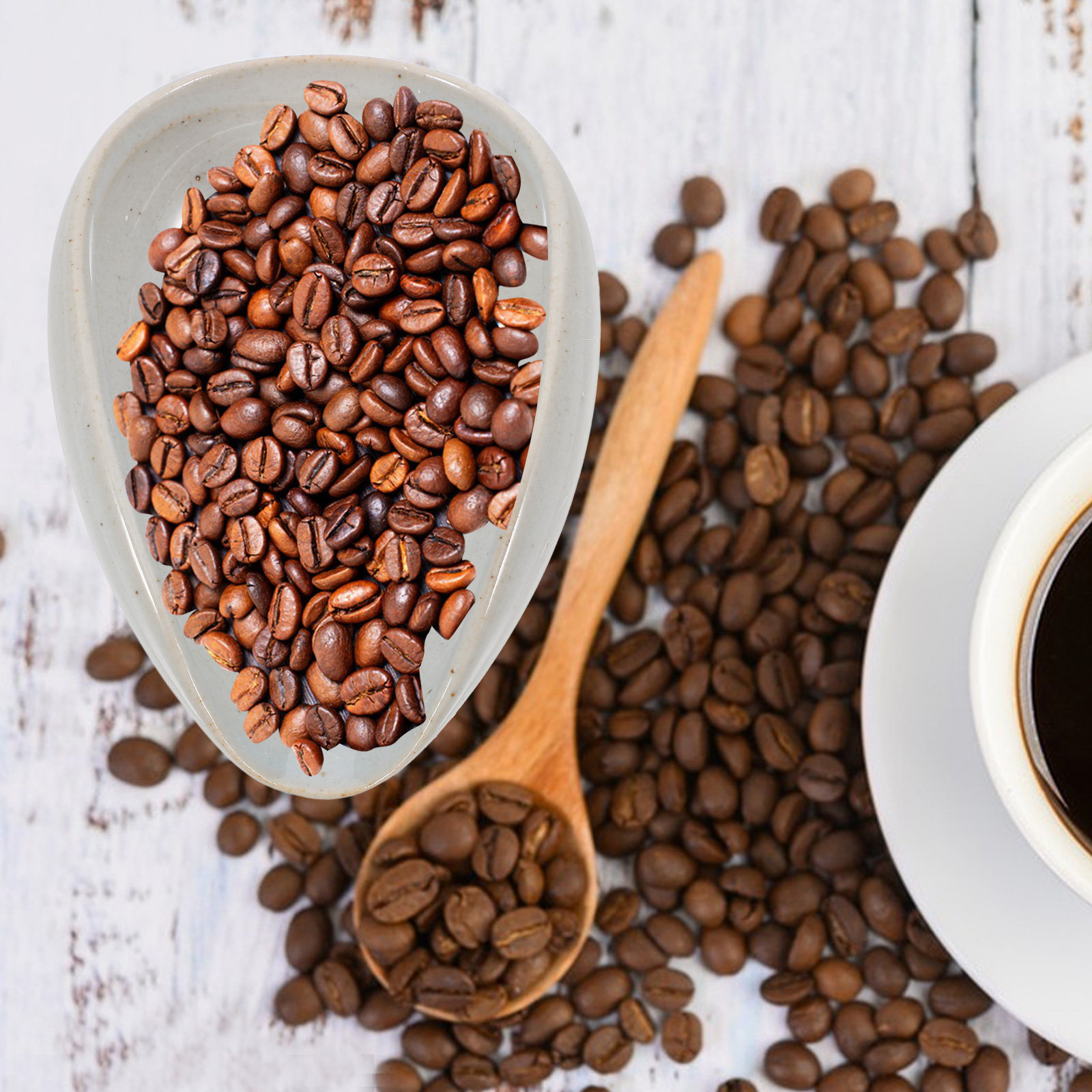 ถาดรองเมล็ดกาแฟเซรามิกอเนกประส - Coffee Tea Bean Leaf บทวิจารณ์และราคา