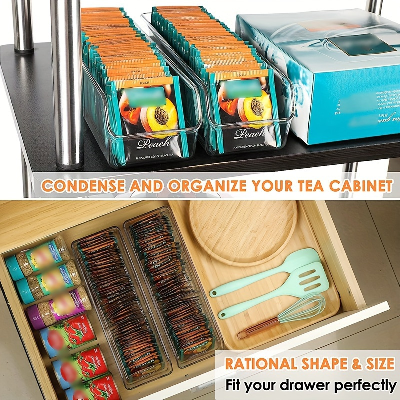 กล่องใส่ถุงชาใส 1 ชิ้น - ที่เก - Coffee Tea Sugar Canister Set บทวิจารณ์และราคา