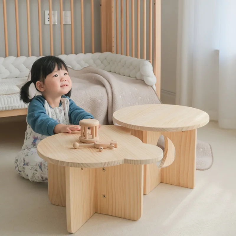 โต๊ะไม้ขนาดเล็กสำหรับเด็กอนุบา - Tea Coffee Set Up บทวิจารณ์และราคา