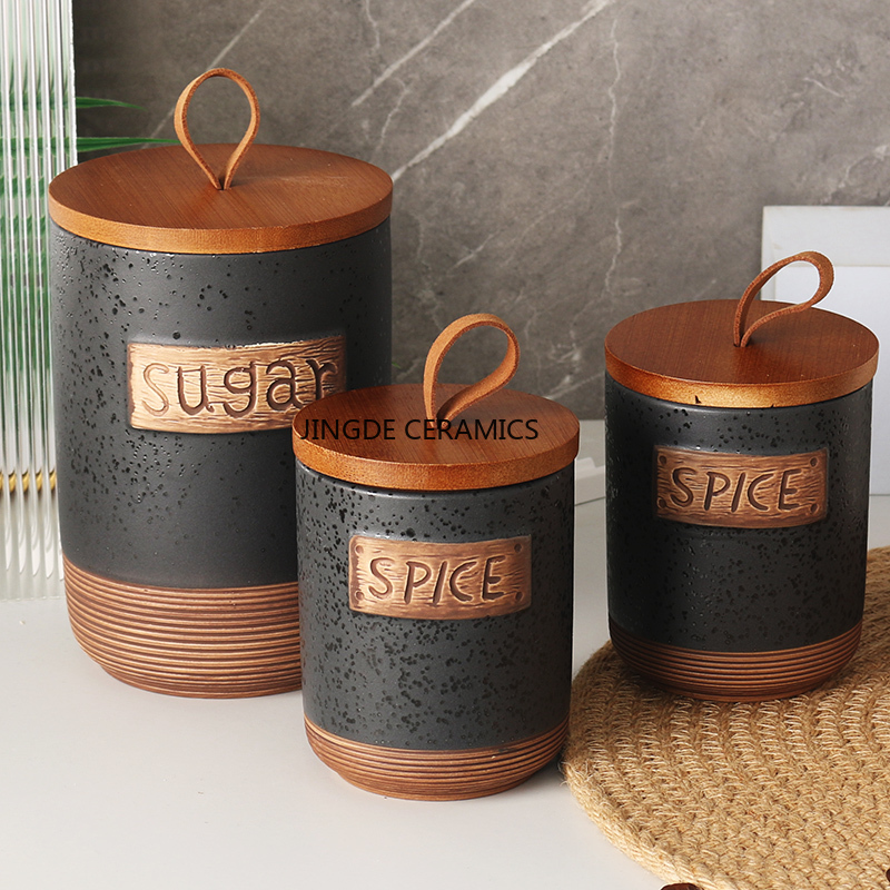 1 PC เซรามิคปิดผนึก Jar กาแฟน้ - Coffee Tea Sugar Canister Set บทวิจารณ์และราคา