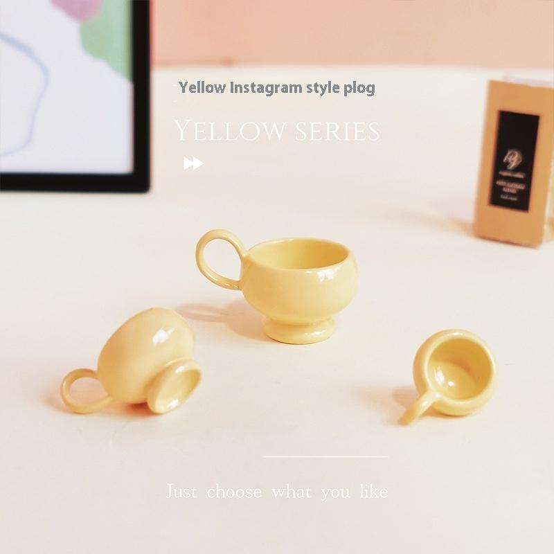แก้วกาแฟจิ๋ว 1 ชิ้น ของตกแต่ง  - Coffee Tea Cups บทวิจารณ์และราคา