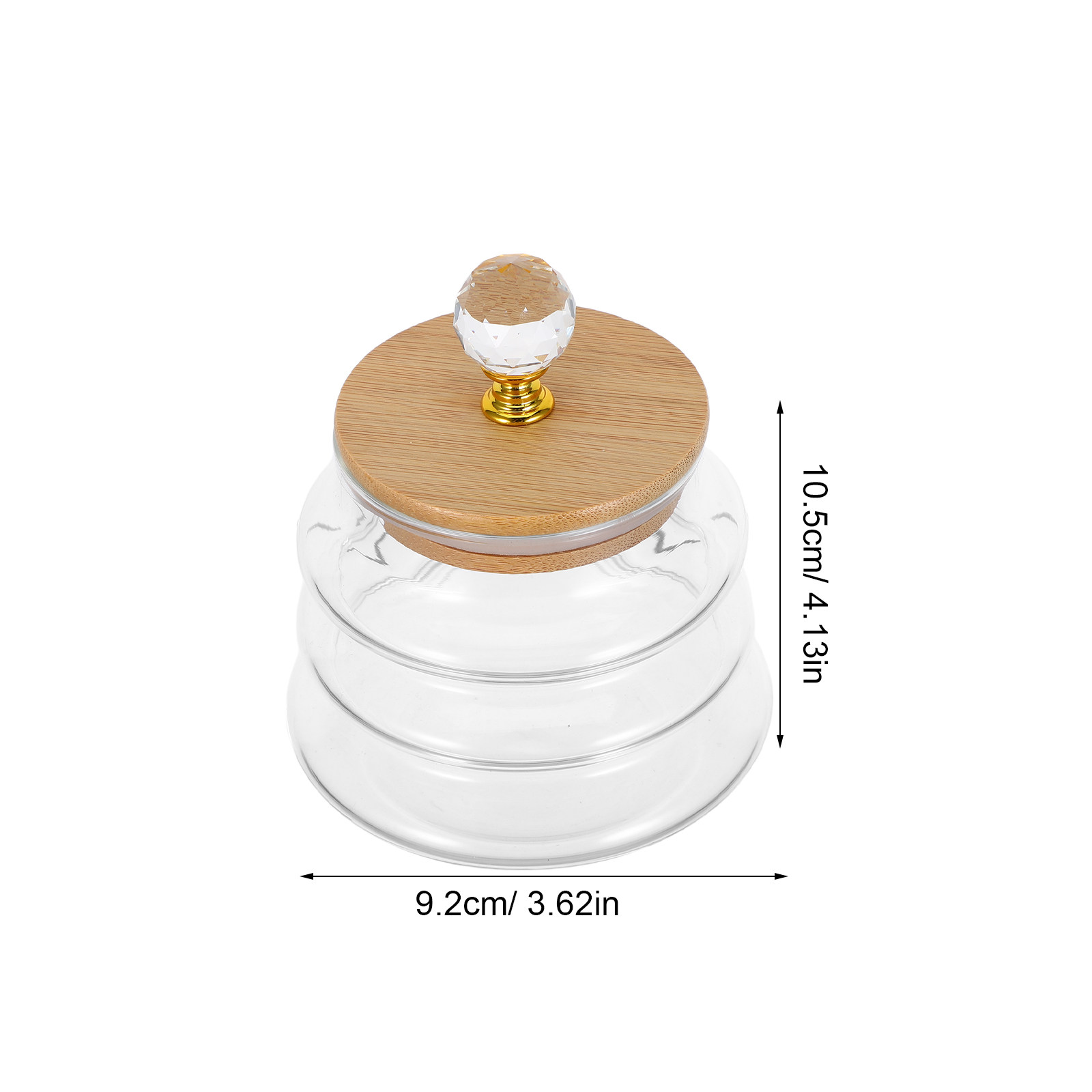 โหลแก้วใสสำหรับเก็บของ ฝาปิดสน - Coffee Tea Bean Leaf บทวิจารณ์และราคา