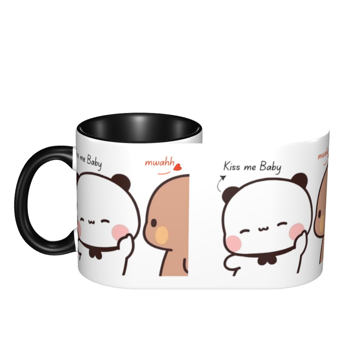 แก้วกาแฟคู่รักลายแพนด้าและหมีบ - Coffee Tea With Me บทวิจารณ์และราคา