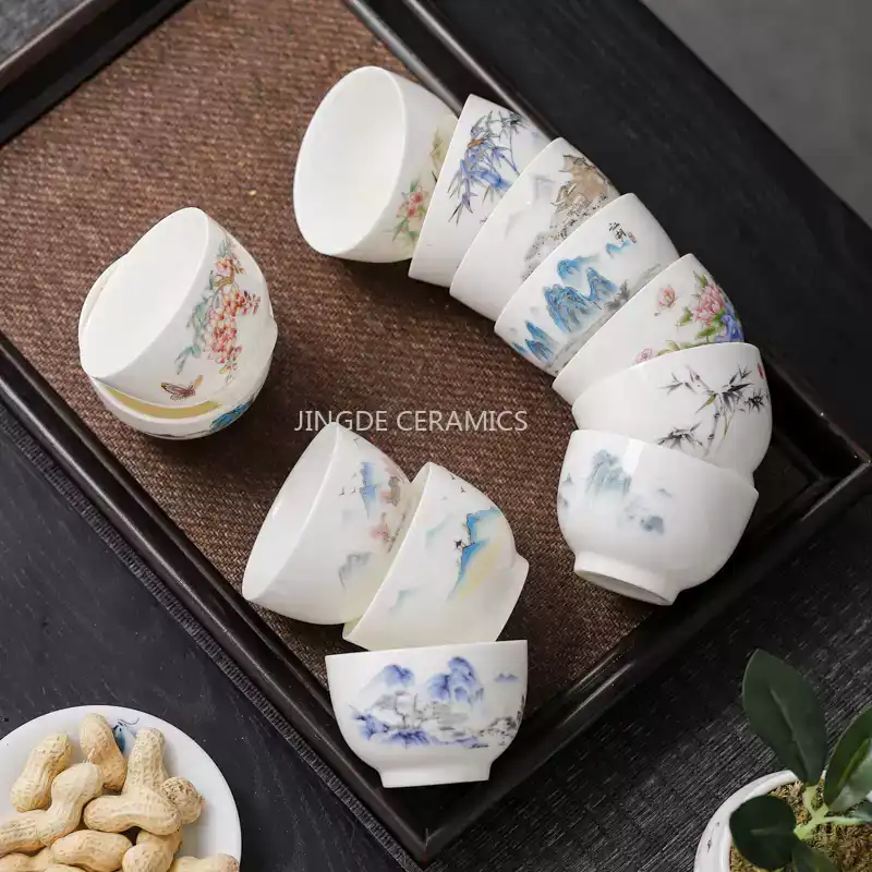 ถ้วยชาเซรามิกขนาดเล็ก 4 ชิ้น,  - Coffee Tea Set Up บทวิจารณ์และราคา