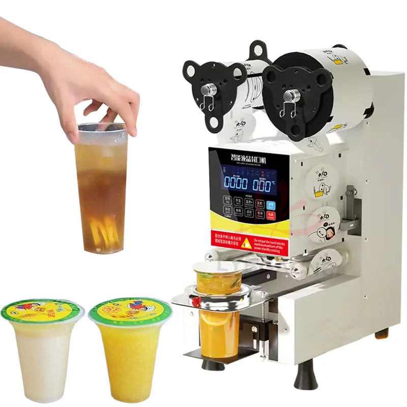 เครื่องซีลฝาแก้วพลาสติก LY สำห - Coffee Tea Cups บทวิจารณ์และราคา