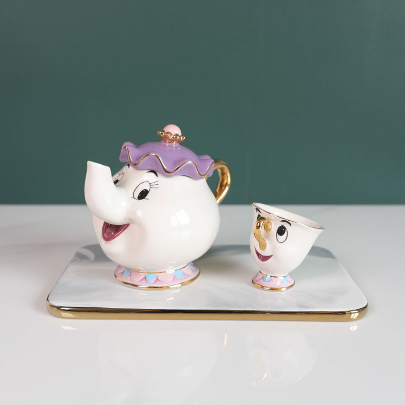 กาน้ำชาการ์ตูนโฉมงามกับเจ้าชาย - Coffee Tea Set Up บทวิจารณ์และราคา