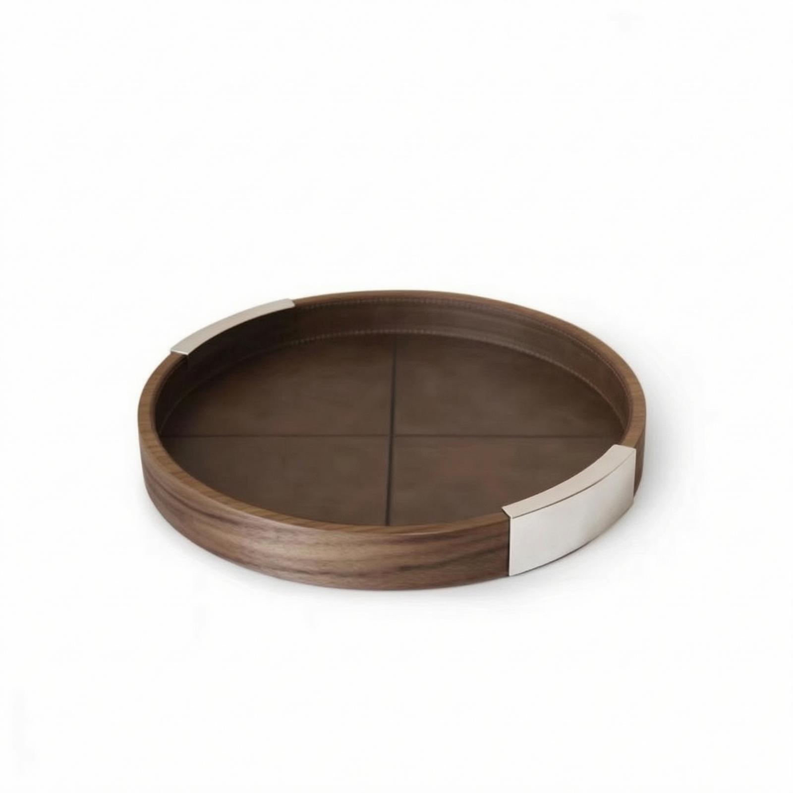 ถาดไม้วอลนัทแบบมินิมอลพร้อมขอบ - Tea Coffee Set Up บทวิจารณ์และราคา