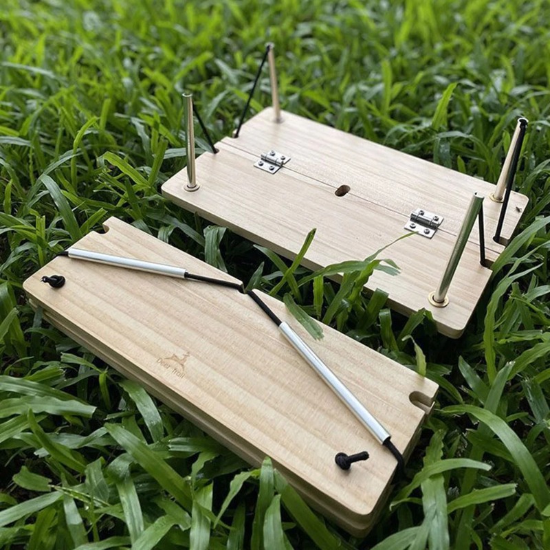 โต๊ะไม้พับได้ น้ำหนักเบา พกพาส - Tea Coffee Set Up บทวิจารณ์และราคา