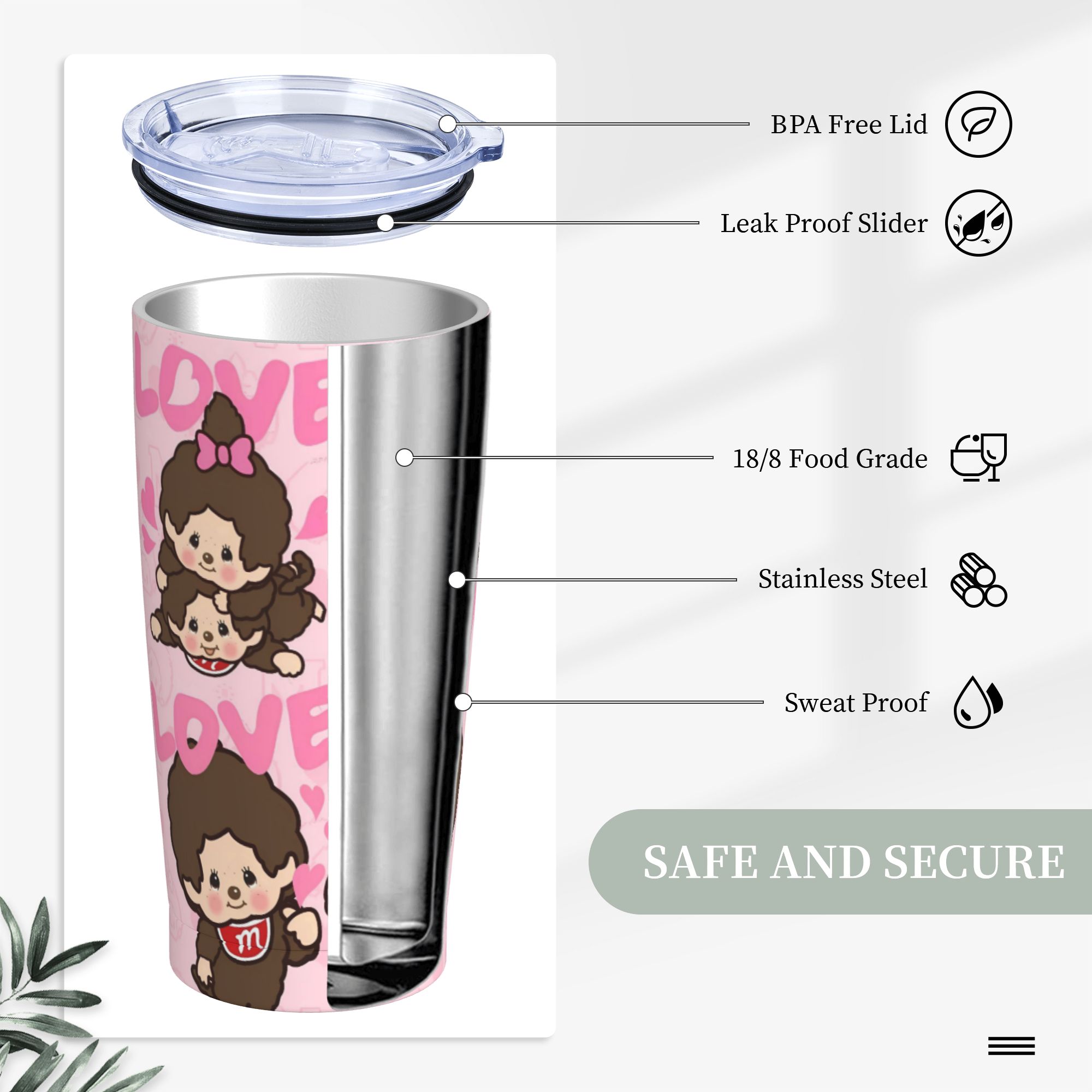 แก้วน้ำสแตนเลสลายมอนชิชิ ชิมูท - Cold Brew Jar บทวิจารณ์และราคา