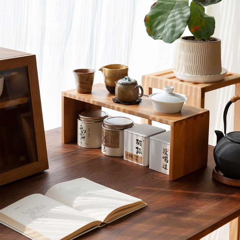 ชั้นวางอุปกรณ์ดริปกาแฟไม้แท้ ช - Tea Coffee Set Up บทวิจารณ์และราคา