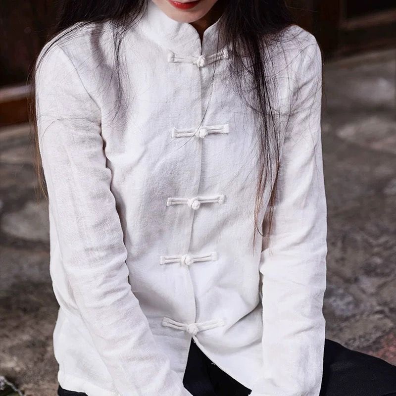 เสื้อคลุมผู้หญิงสไตล์จีนย้อนยุ - Tea & Coffee Quận 1 บทวิจารณ์และราคา