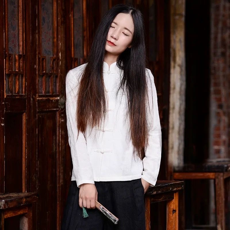 เสื้อคลุมผู้หญิงสไตล์จีนย้อนยุ - Tea & Coffee Quận 1 บทวิจารณ์และราคา