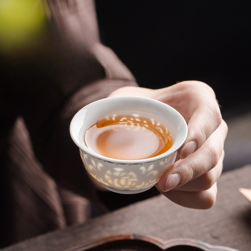 ถ้วยชาเซรามิกสีน้ำเงินขาวลายฉล - Coffee Tea Set Up บทวิจารณ์และราคา