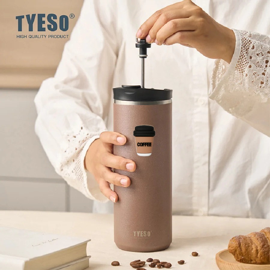 Tyeso 750ml แก้วเก็บความร้อนสู - Coffee Tea Press บทวิจารณ์และราคา